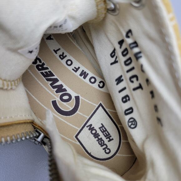 Men 5 US Converse Nigo Boxed Addict Chuck Taylor Suede Sneakers High Top Vibram main image 12